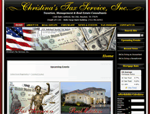 Tablet Screenshot of christinastaxservices.com